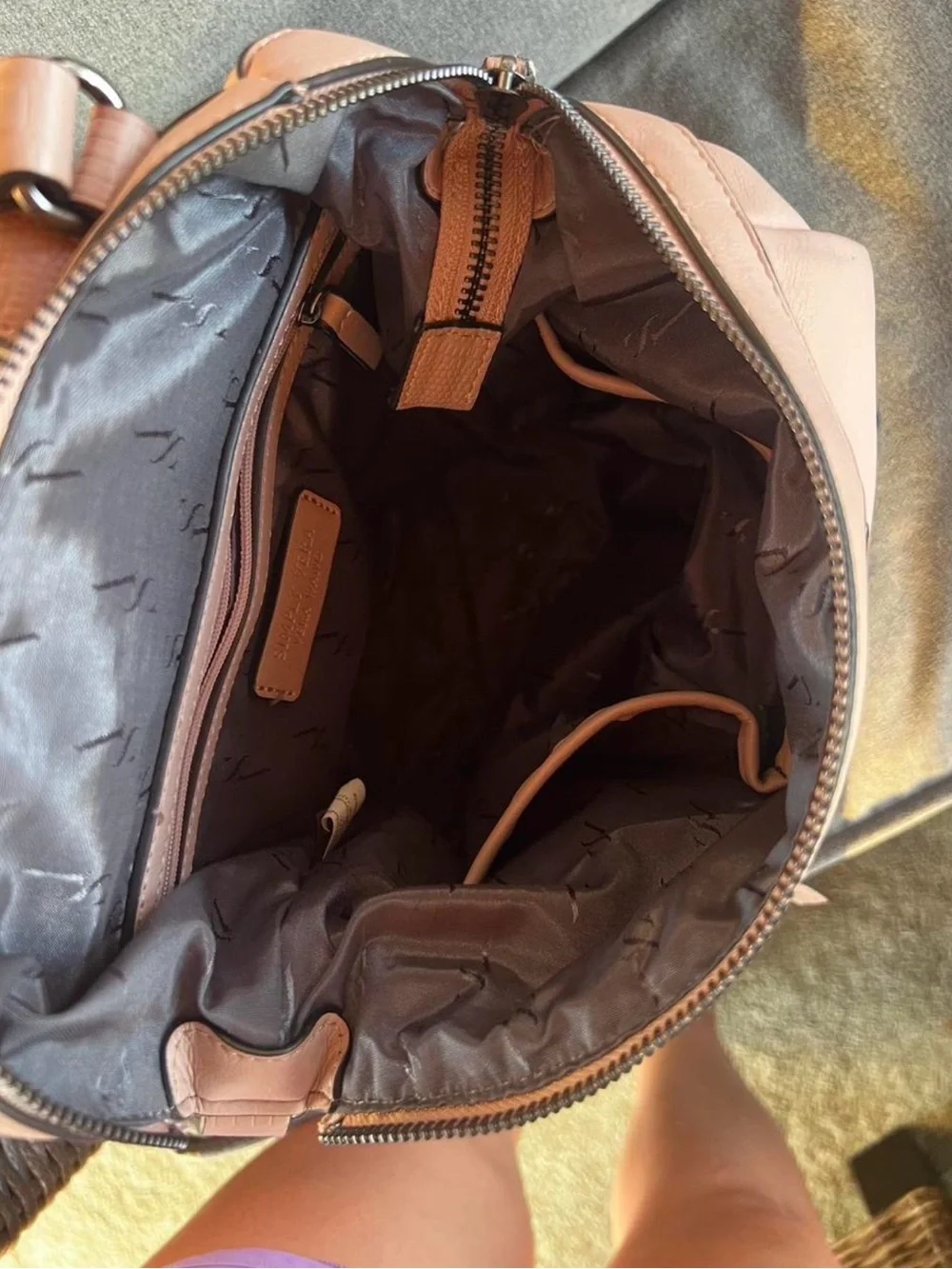 Simply Vera Vera Wang Blush Pink Backpack Bag